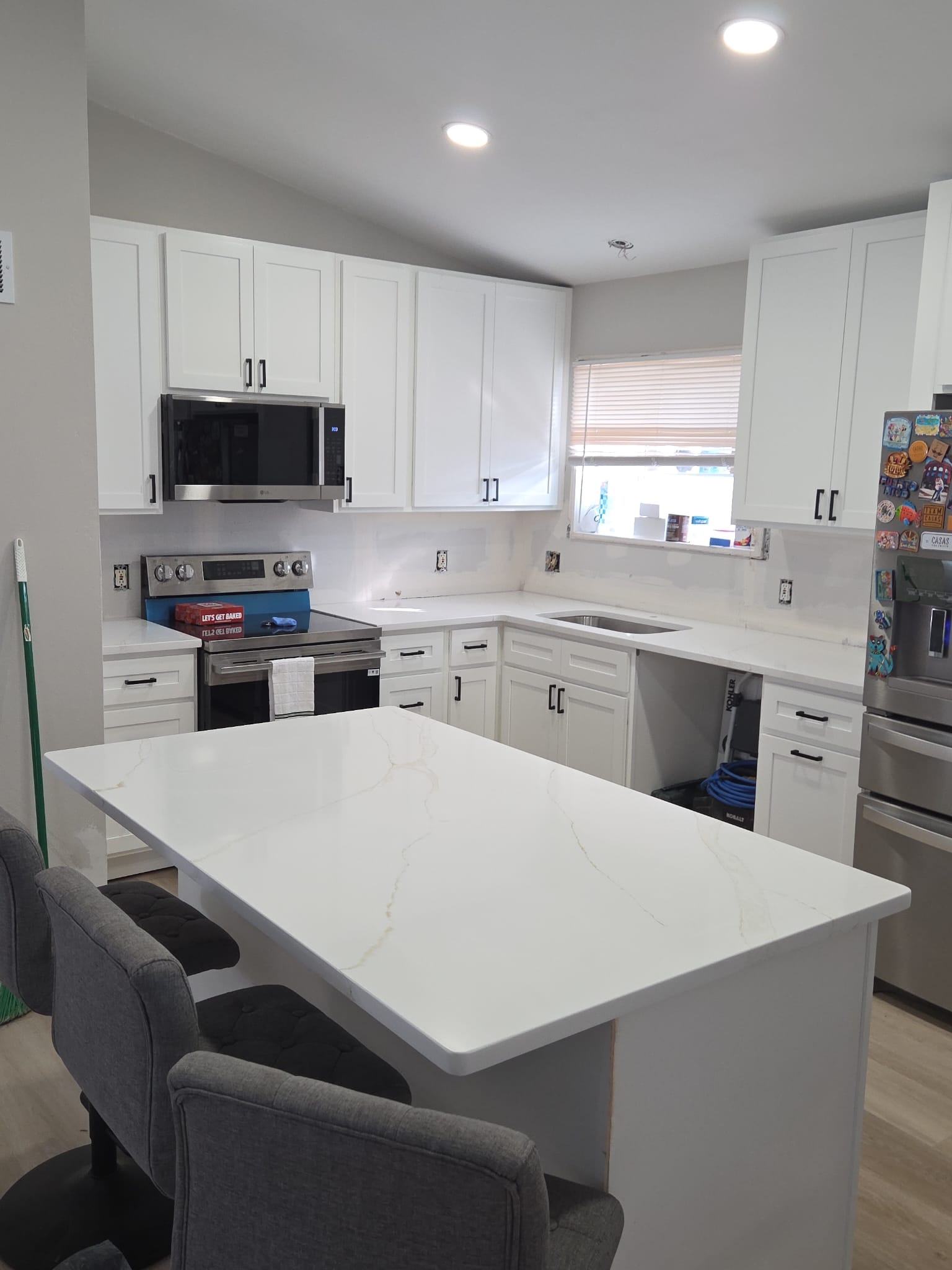 Granite kitchen counter